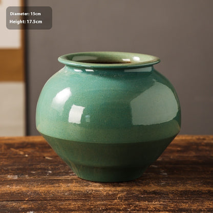 Sculpted Breathable Ceramic Planter