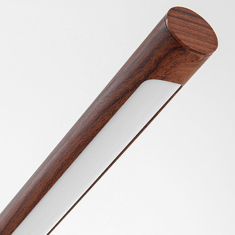 Gold & American Black Walnut Desk Lamp