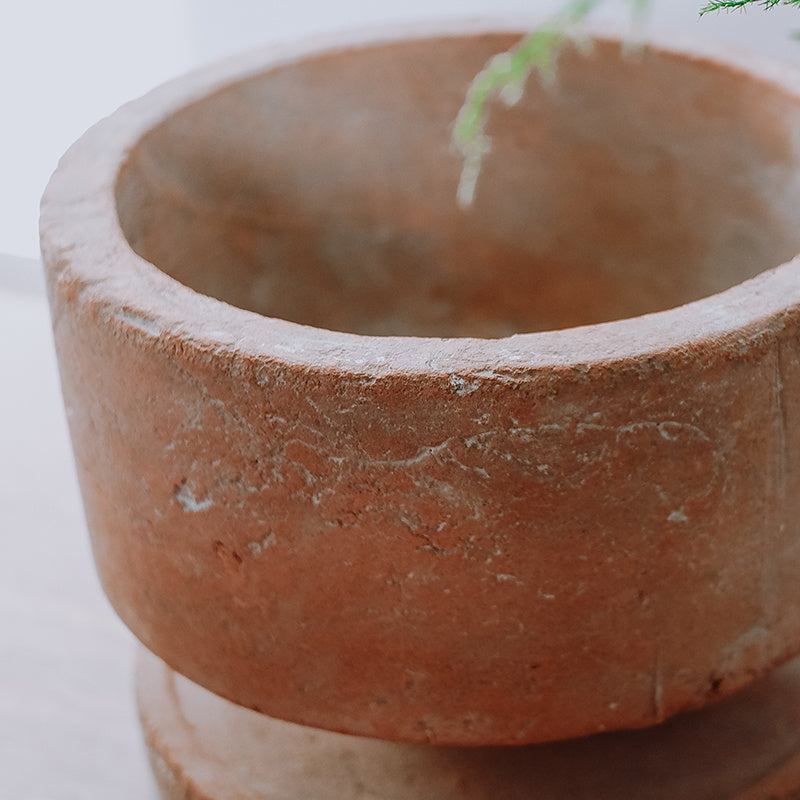 Handmade Rough Ceramic Vintage Planter