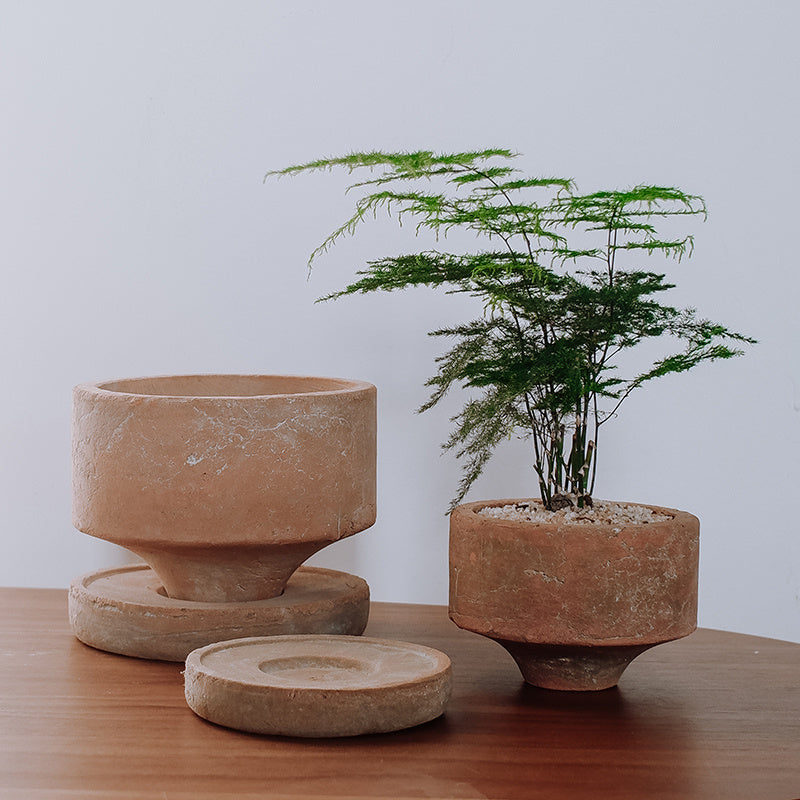 Handmade Rough Ceramic Vintage Planter