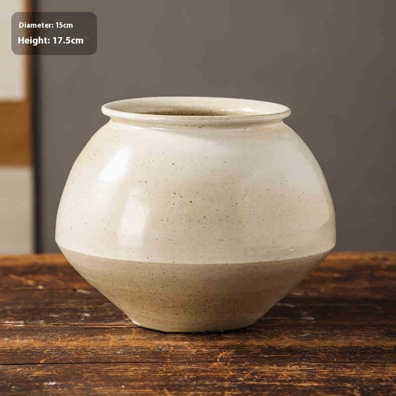 Sculpted Breathable Ceramic Planter