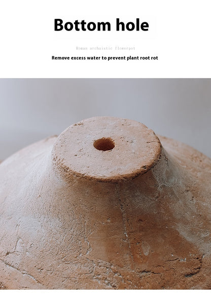 Handmade Rough Ceramic Vintage Planter
